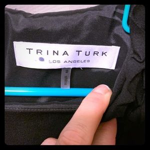 Trina Turk black sleek and sexy dress